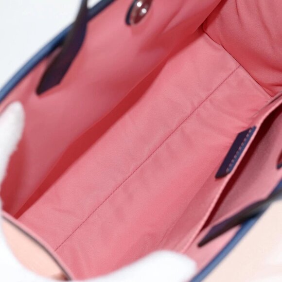 GUCCI GG Supreme Children's Hand Bag PVC Pink Silver 605614 Auth 116571AM - Picture 12 of 16